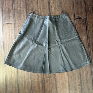 NWT The Limited A-Line leather skirt size 14